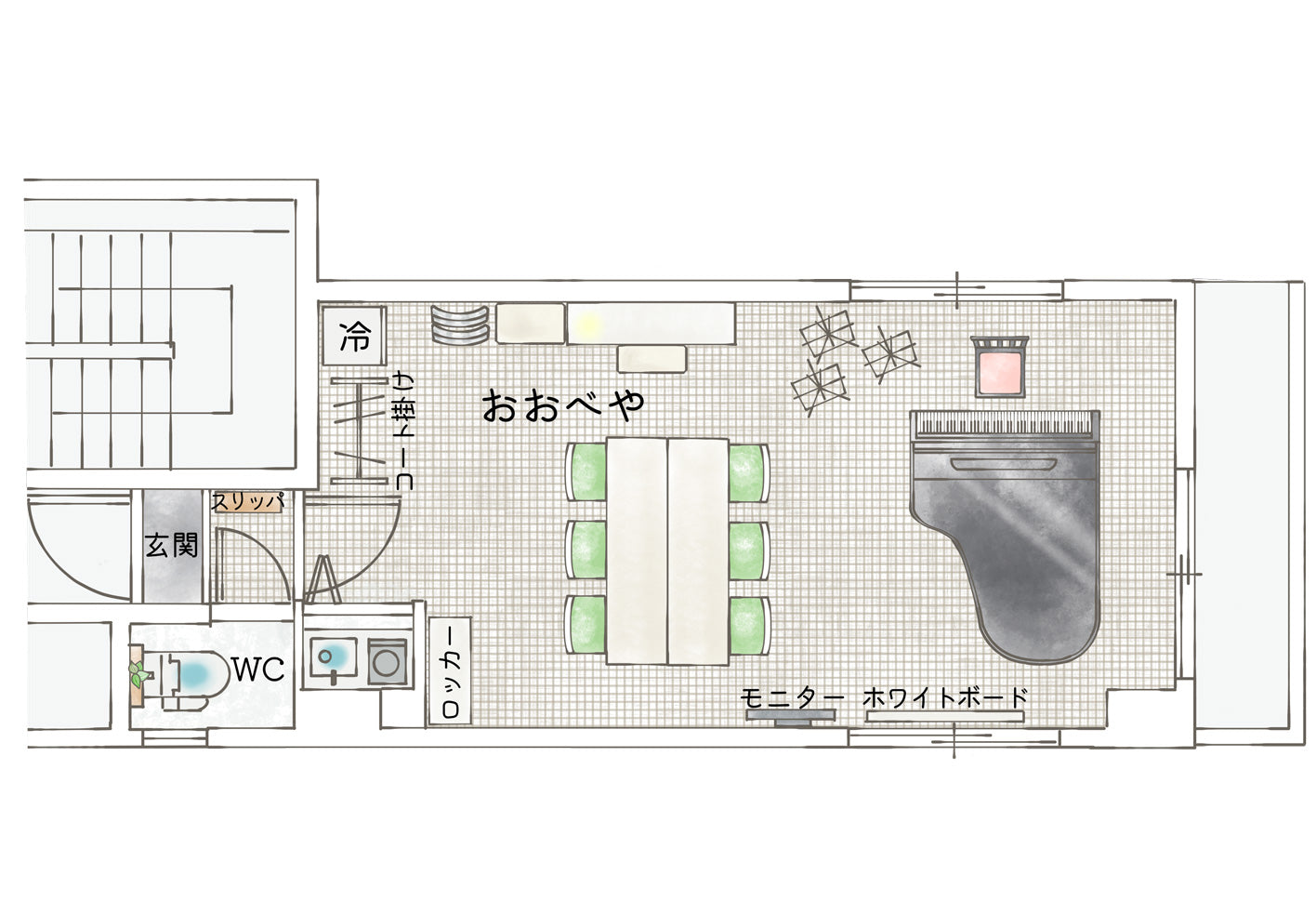 おおべや間取り図